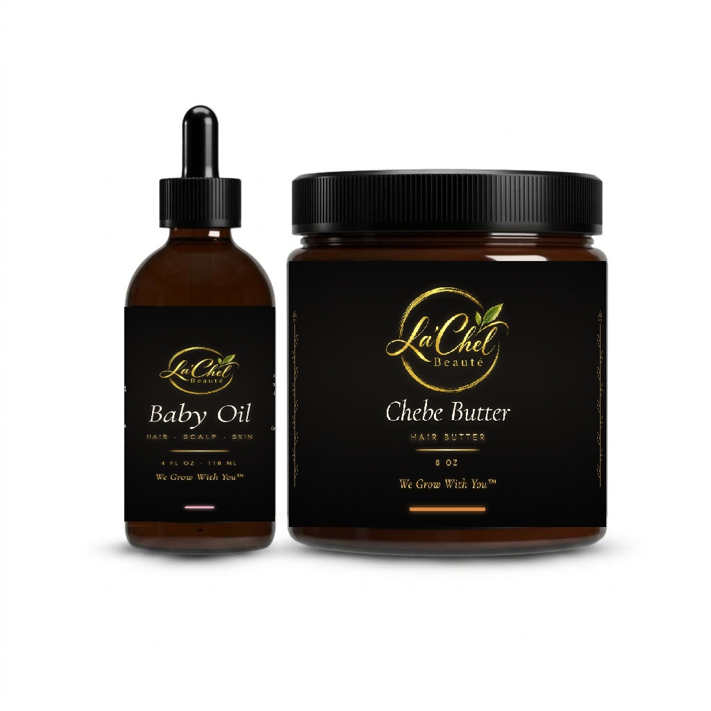 The Baby Bundle — Baby Oil 4 oz, Chébé Butter 8 oz