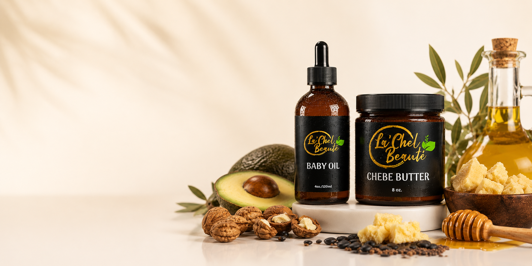 La'Chel Beauté — Baby Oil and Chebe Butter, the Baby Bundle